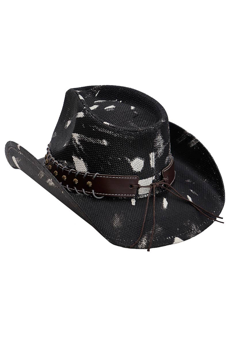 Longhorn Paint Splash Cowboy Hat
