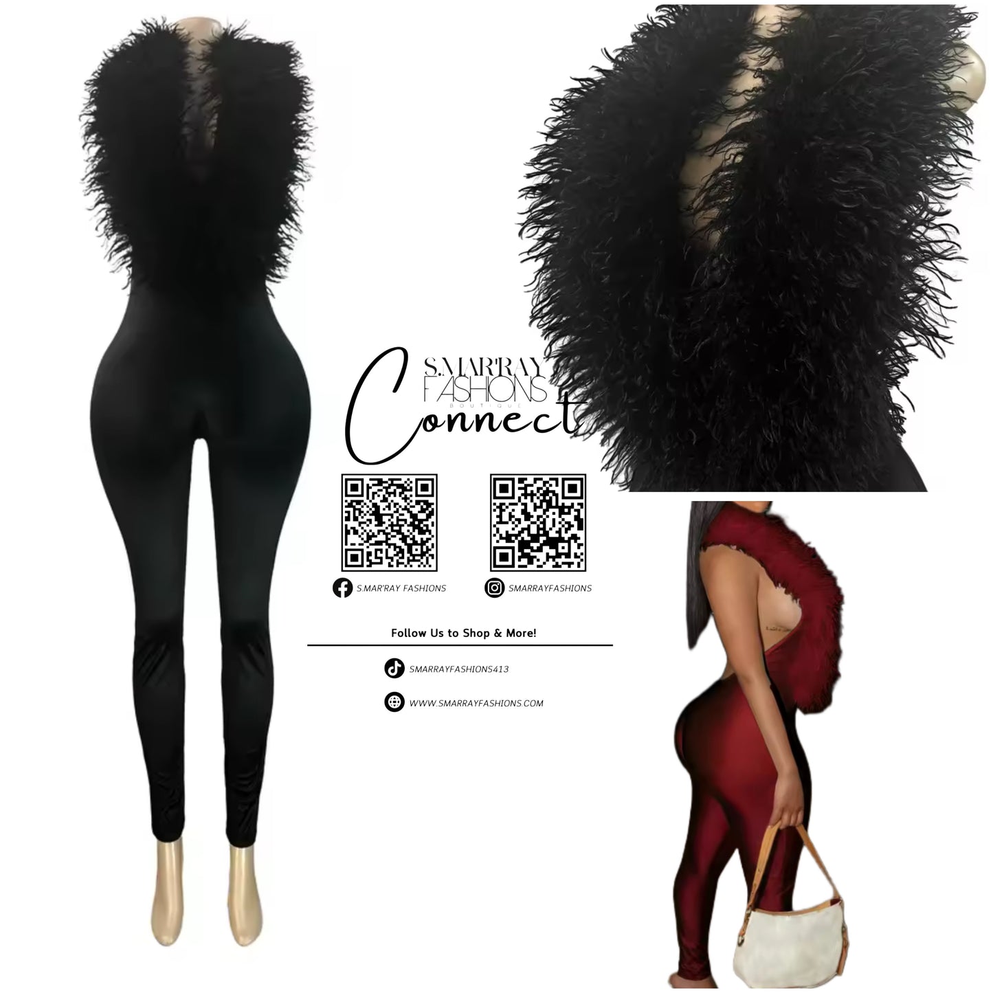 Feather Jumpsuit