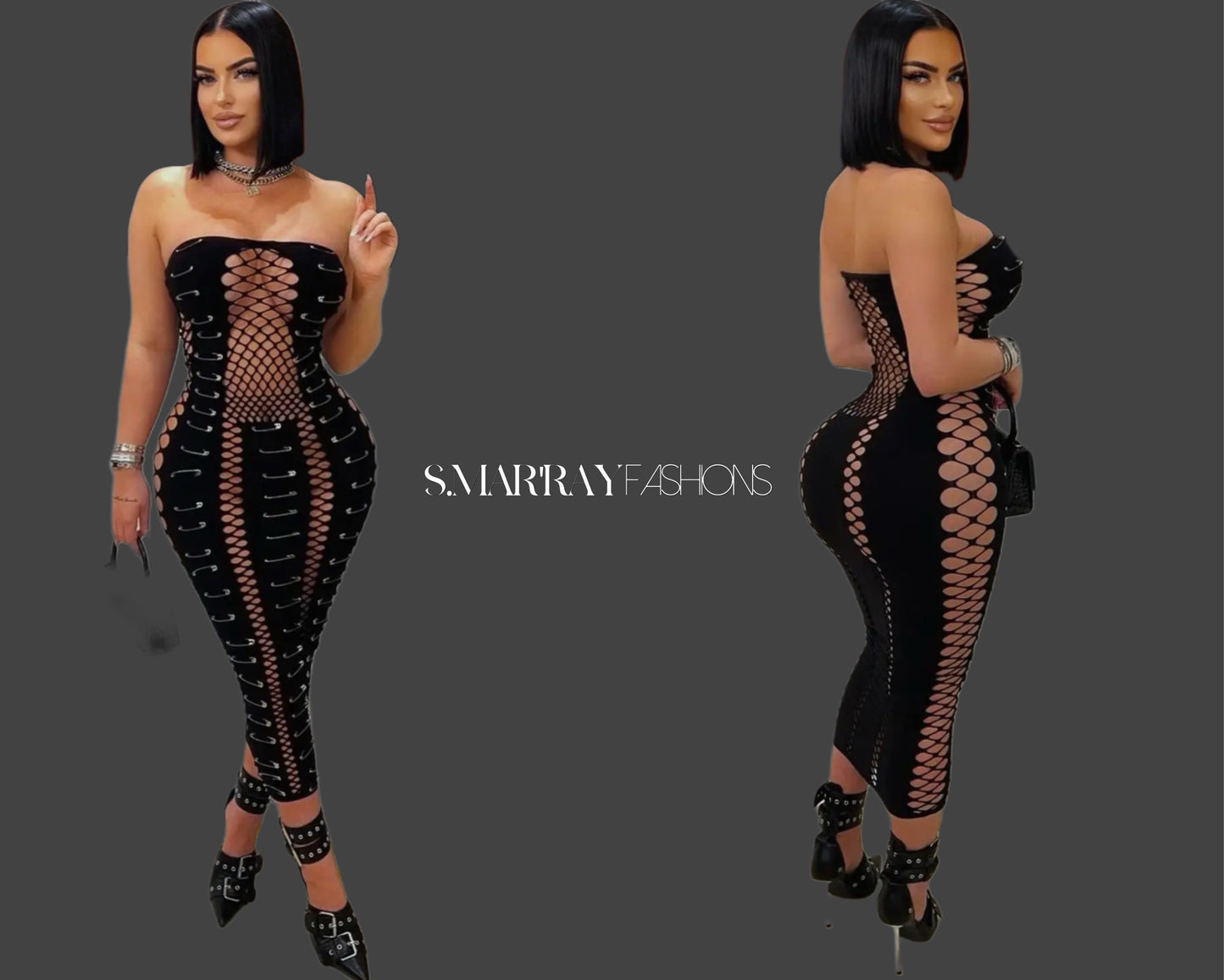 Safety mesh Dress