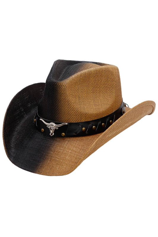 Longhorn Spilt Dye Cowboy Hat